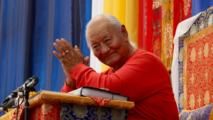 Chogyal Namkhai Norbu Kunsangar North in the Moscow region 2013