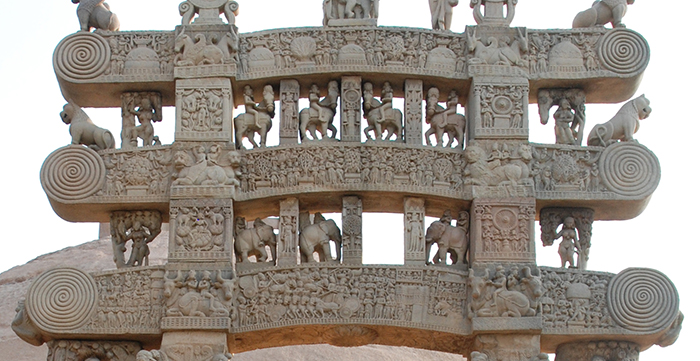 Sanci torana nord face architraves